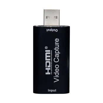 

Audio Video Capture Cards HDMI To USB 1080p USB2.0 Record Via Camcorder Camera For High Definition Acquisition Live Broadcasting