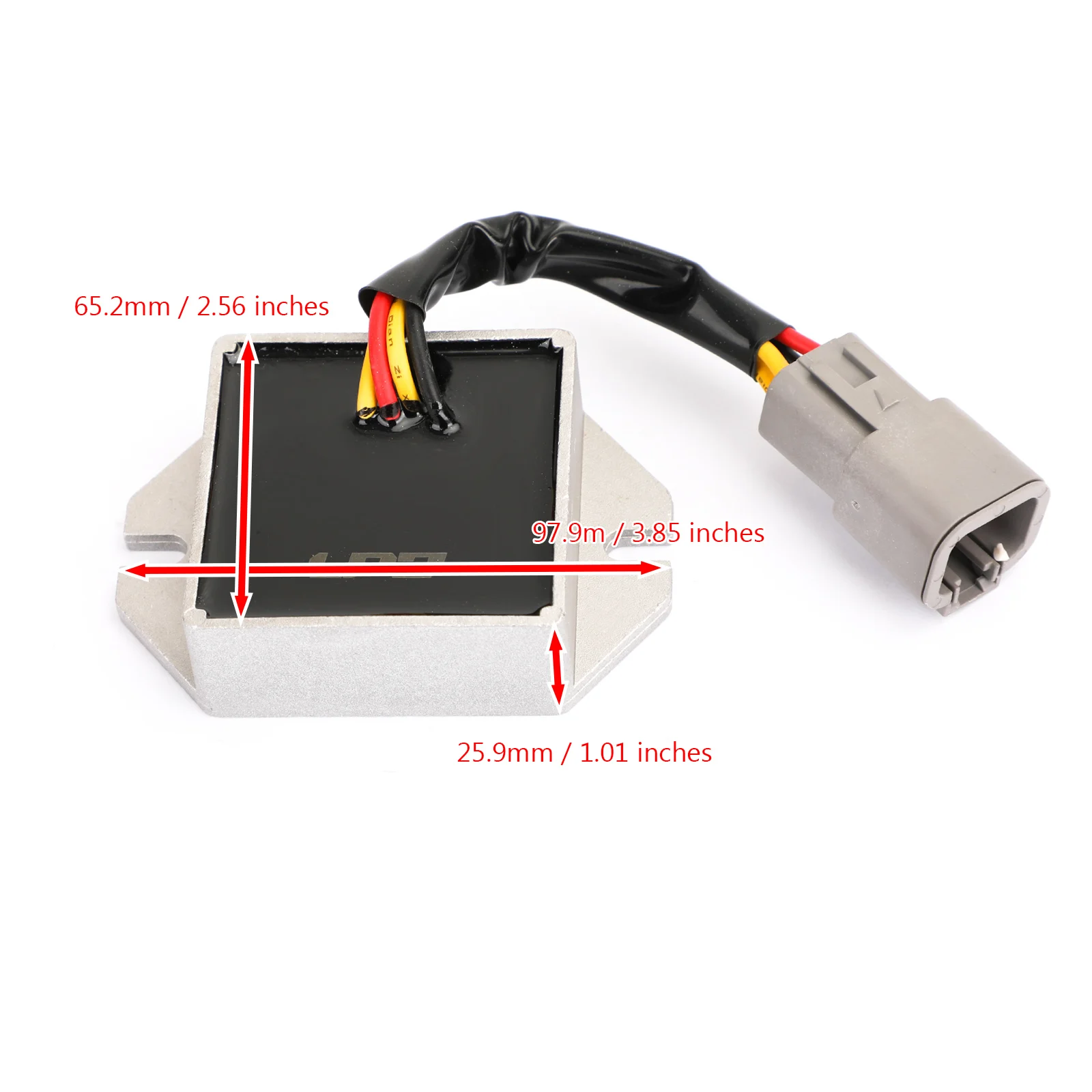 Topteng SnowMobiles Voltage Regulator Rectifier For SkiDoo BOMBARDIER MXZ 380F-Freestyle 300F Replace 515176189 snowmobile regulator rectifier