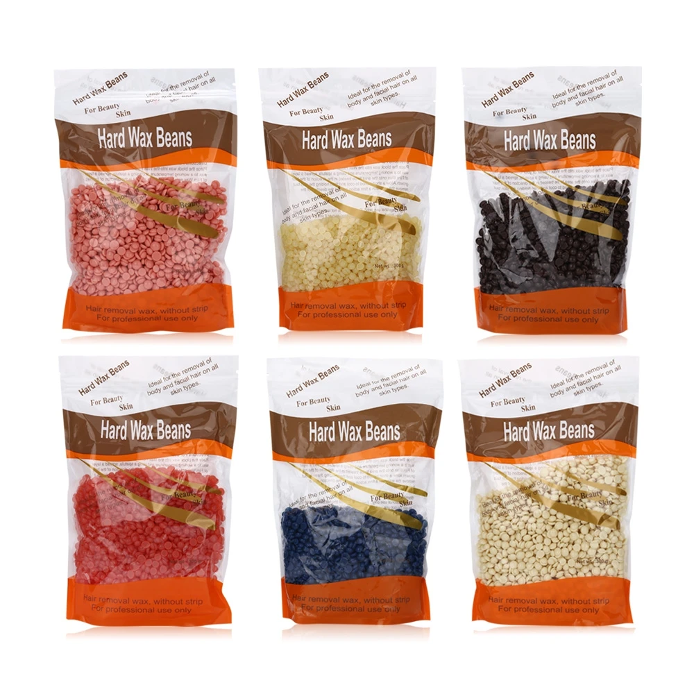 

New 300g/bag Wax Beans Hard Hot Film Waxing Beans Bead Pellet Armpit Arm Legs Hair Removal No Strip Depilatory Wax Warmer