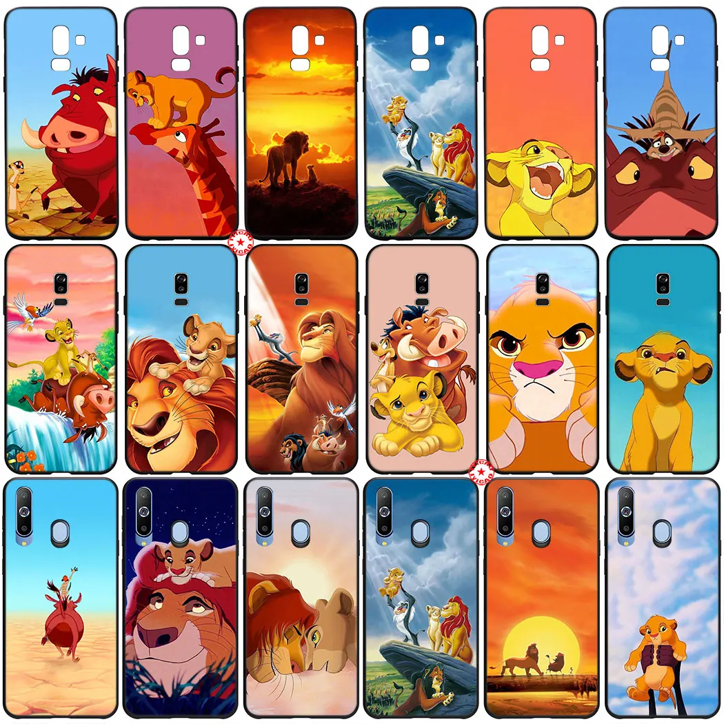 Роскошный мягкий силиконовый чехол Y42 Lion king для Samsung Galaxy M30 M20 M10 A6 J4 J6 Plus Core A7 A8 A9 J7 Duo
