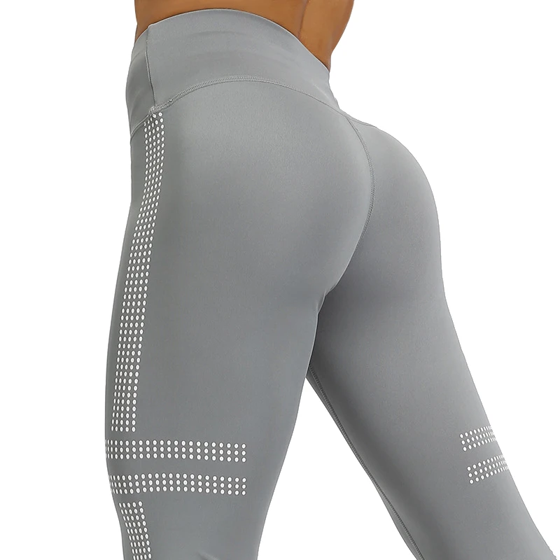 

CHRLEISURE High Waist Yoga Pants Sport Leggings Women With Vital Seamless Squat Proof Ankle-Length For Running Pants Gym Tights