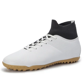 

Male Teenager Ankle High Tops Soccer Cleats Boots Football Boots Turf Men's Football Shoes Sneakers Indoor Turf Futsal