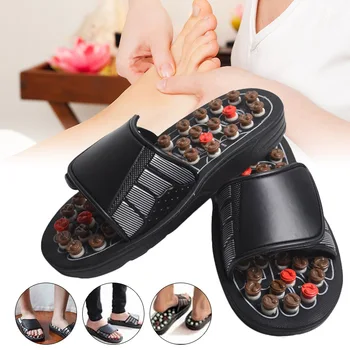 

2019 Dropshipping Acu-Point Slippers Accupressure Massage Foot Massager Flip Flop Sandals for Women Men A7