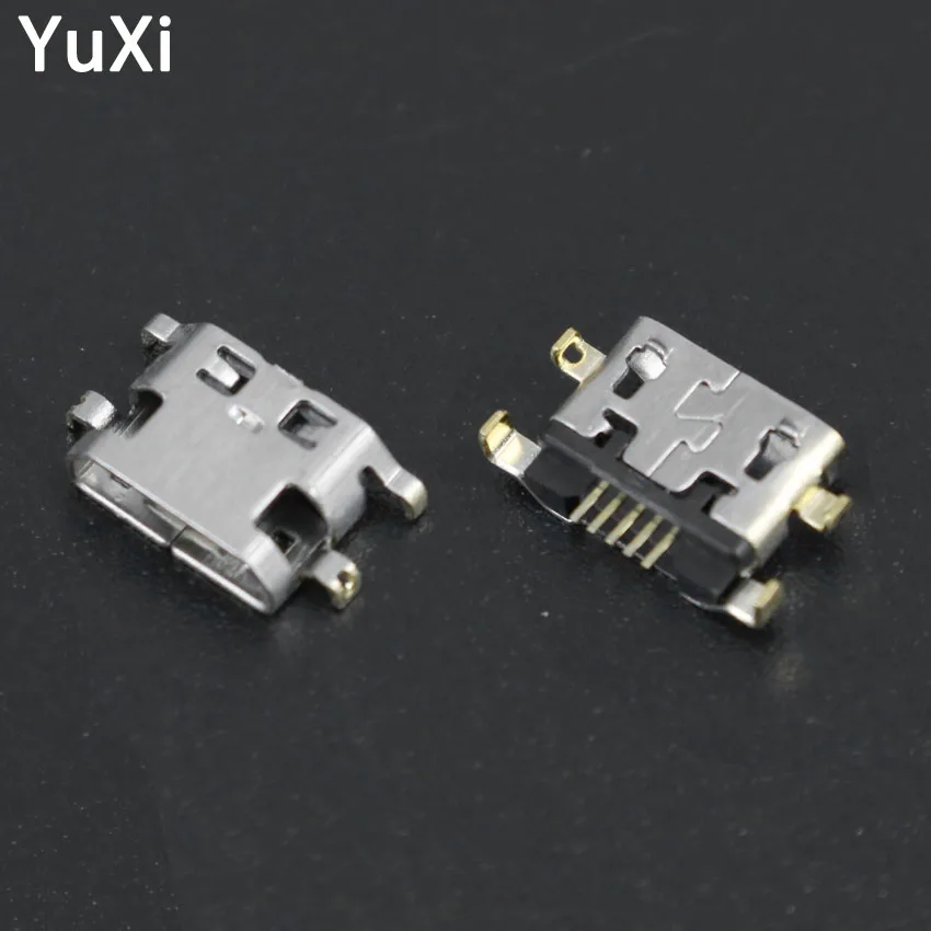 10pcs Micro USB 5pin jack Port B type Female Connector Dock For HuaWei Lenovo Phone Micro  Jack Connector 5 Pin Charging Socket