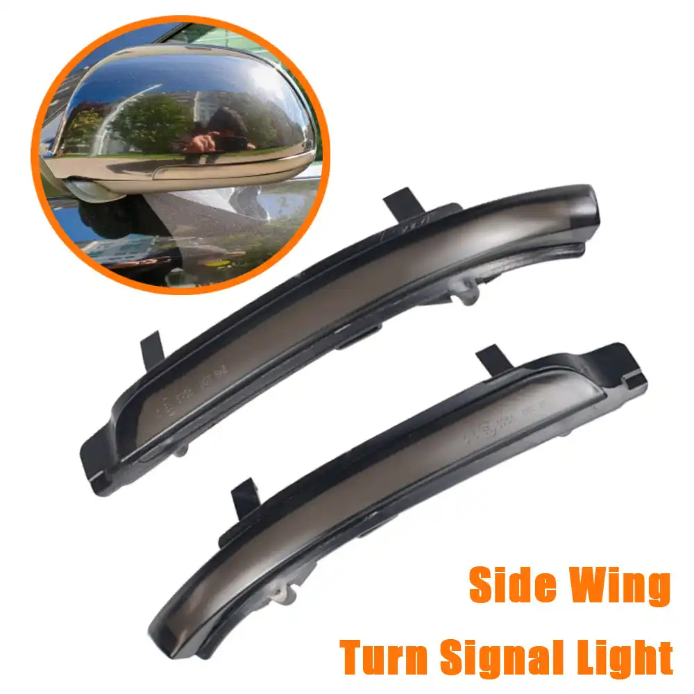 Side Mirror Blinker Indicator Replacement for S-koda O-ctavia MK2 1Z3 1Z5 S-uperb 3T4 3T5 1 Pair panthem Dynamic LED Turn Signal Light