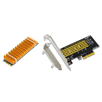 

Add on Cards Pcie to M2/M.2 Adapter Sata M.2 Ssd Pcie Adapter Nvme & Aluminum M.2 Heatsink Cooler Heat Sink Thermal Conductive A