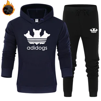 

Men's clothing suits sportswear 2020 autumn new hooded sweater sweatshirt suit men's sportswear two-piece hoodie + pants 2-piece