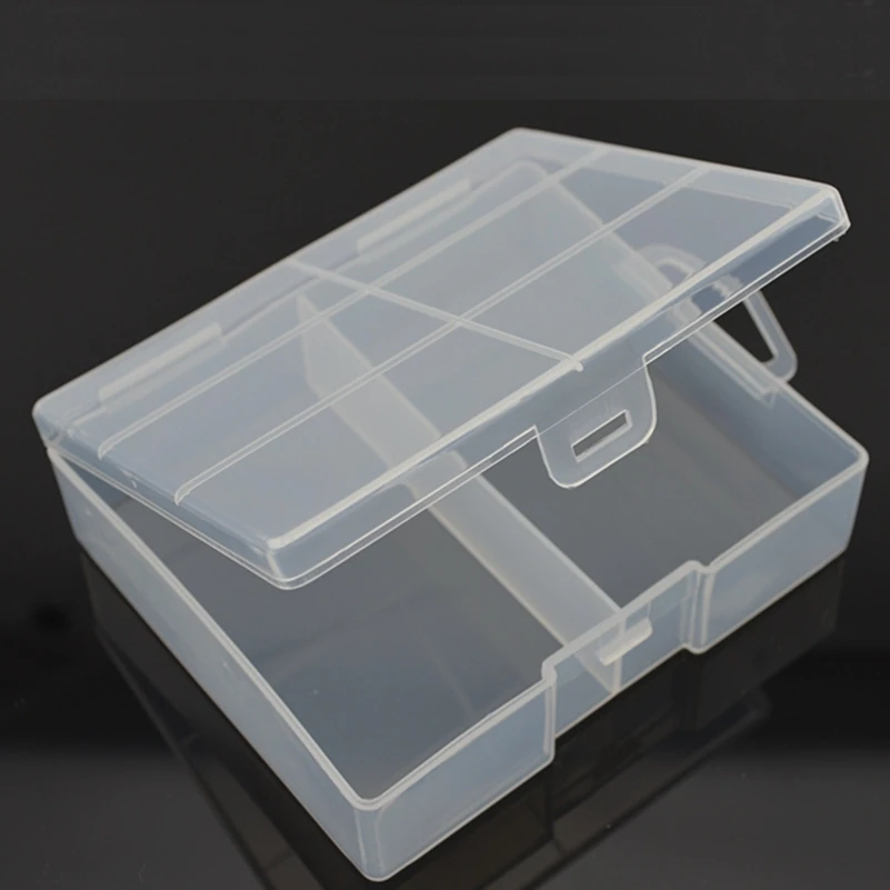 

Transparent Battery Storage Box Holder Case Plastic Battery Container Storage Organizer for Maximum 24xAA/AAA Battery Box Case