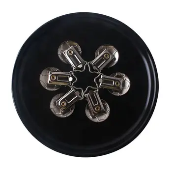 

5Pcs Baby Round Metal Pacifier Clips Infant Teether Soother Clasps Dummy Holder