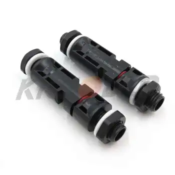 

Solar Panel Mouted Connector for inverter M12 Thread Solar Panel Connector Pairs Male Female DC Solar Inverter Connector
