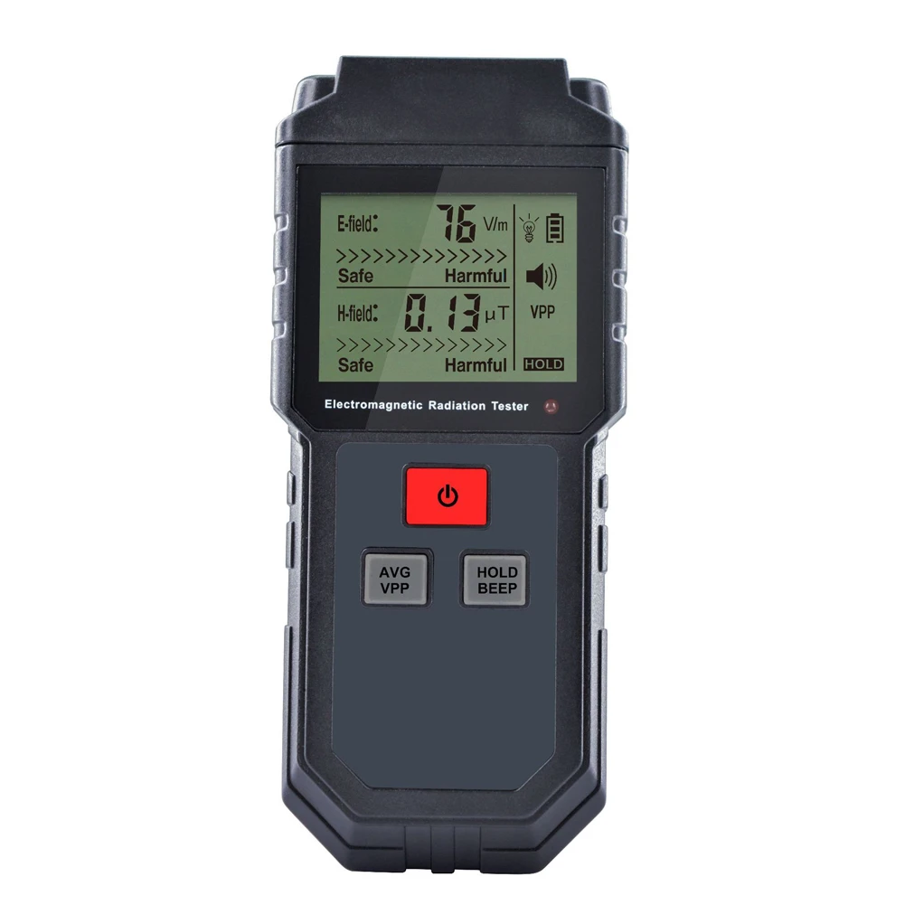 Ticfox ET825 Testeur électromagnétique portable Détecteur de compteur EMF à affichage LCD numérique portable Ticfox ET825 Testeur électromagnétique portable Détecteur de compteur EMF à affichage LCD numérique portable