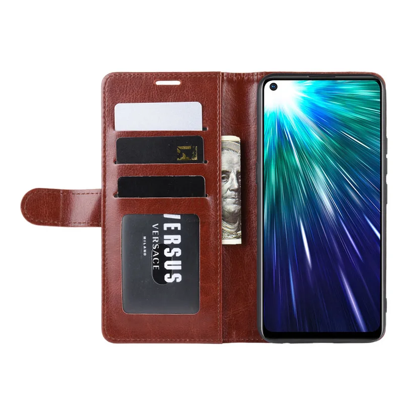 Премиум винтажный кожаный флип-чехол для VIVO Z5X/Z5/Z1 Pro, чехол-книжка с подставкой для карт, фото, сумки для телефонов ручной работы
