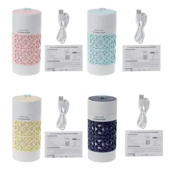 

LED Mini Air Humidifier Essential Oil Diffuser Color Night Light Electric USB Aromatherapy Maker for Home Office Car