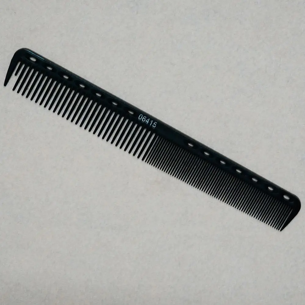 Professional Hair Comb Heat Resistant Medium Cutting Carbon Comb Salon Anti-static Brush Barber Styling Tool 4
