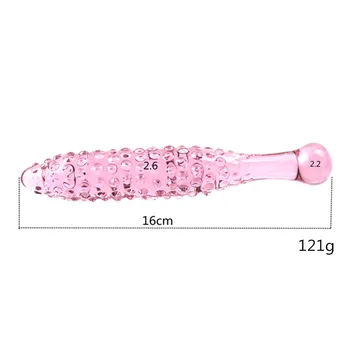 3 Styles Sex Pyrex Glass Anal Butt Plug Adult Masturbator Sex Toys For Women Girl Love Dildo Artificial Dick Male Genital Penis 4