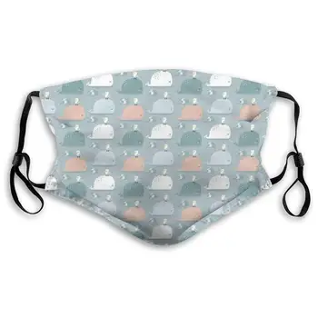 

Unisex Half Face Mouth Mask Face Masks Anti-Dust Face Windproof Ski,Colorful Calm Ocean With Fauna Whales And Seagulls Abstract