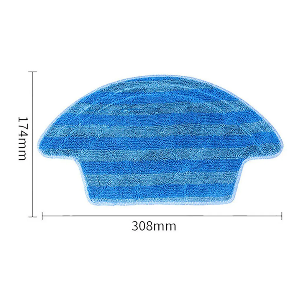 6 шт. Швабра Ткань+ 6 шт. боковая щетка+ 6 шт. Фильтр Для Ecovacs CEN540/CEN546 пылесос аксессуары подарок капля limpieza hogar горячая распродажа