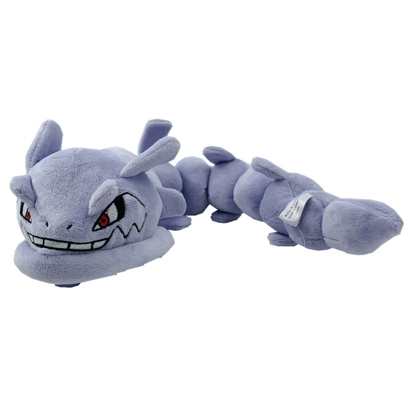 30CM Steelix Plush Toy Hot Game Steelix Evolution Version Plush Doll Soft Cartoon Animal Snake Plush Pillow Gifts For Kids Fans