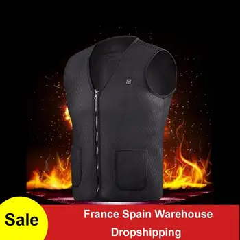 

Washable Heated Vest USB Charging Warm Heating Vest Intelligent Temperature Control Fishing Skiing Heating Coat Jacket Clothing