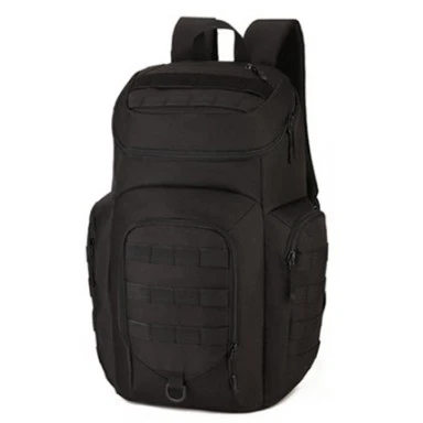 40L открытый Rugzak Militaire Molle Tactische Tas Rugzak Rugzakken Wandelen Кемпинг Камуфляж Водонепроницаемый stendig Спорт Tassen - Цвет: Черный