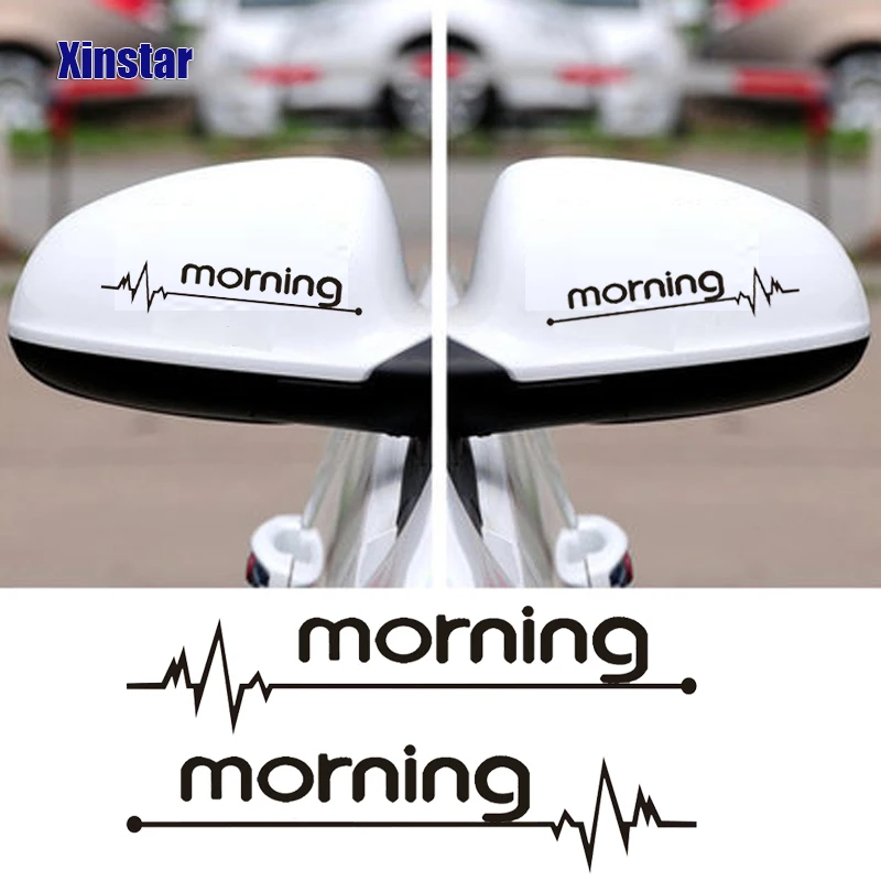 1 пара автомобиля зеркало заднего вида Наклейка для kia morning|Наклейки на