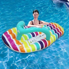 Круг гамак их ПВХ диван бассейн игрушка кровать шезлонги плавающий ряд воды тапочки для плавания пляжные детские надувные