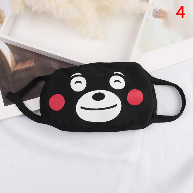 Hot Cute Cartoon Face Mask Anti-bacterial Unisex Dust Winter Warm Mouth Mask Multi Style Anti Dust Cotton Facial Protective - Цвет: N4