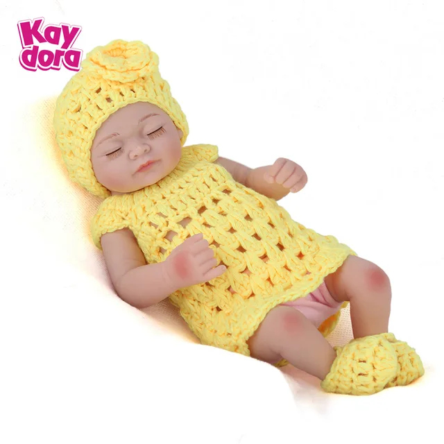 Kids Play Toys 25cm Silicone Bebe Reborn Dolls Alive Mini Bath Toddler Babies Menino Accompany Partner Birthday Surprise Gifts Dolls Aliexpress