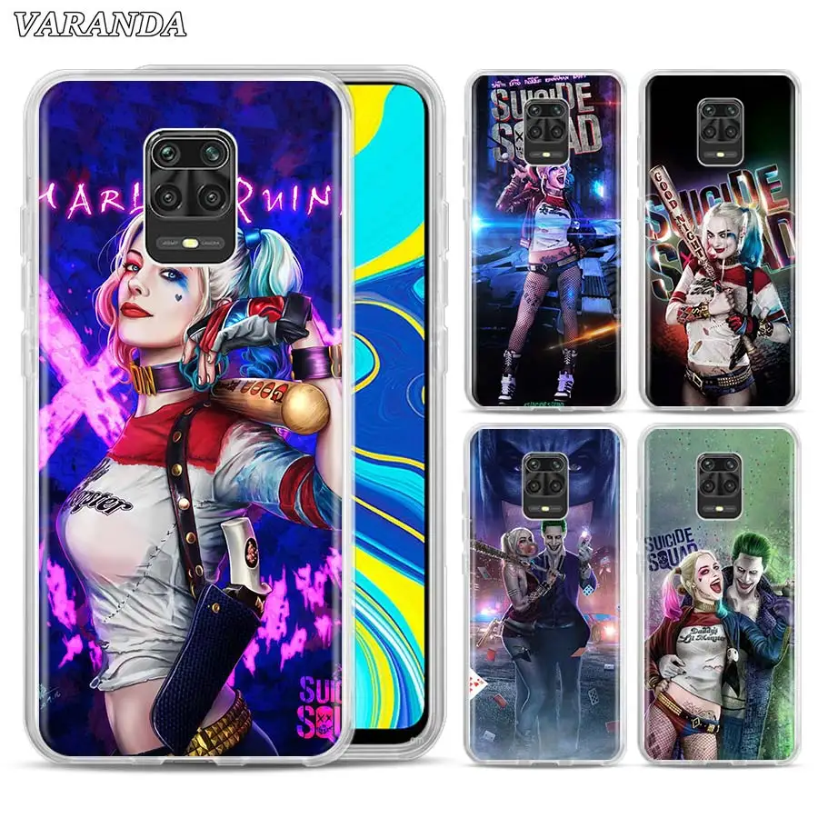Силиконовый чехол Harley Quinn отряд самоубийц Джокер для Xiaomi Redmi Note 9S 8T 7 8 9 Pro Max 8A 7A 9A 9C