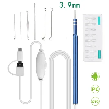 

CN Herb 3.9mm visible ear scoop HD camera endoscope free shipping