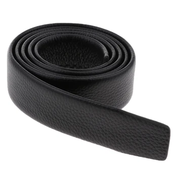 

Fashion Men Leather Belt Only Belt No Buckle Belt Replacement Soft Durable