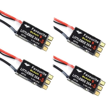 

FVT BLlheli-S SPRING 30A ESC 2-6S Supports Mulitshot DSHOT Oneshot42 OneShot125 Multicopter RC Drone ESC