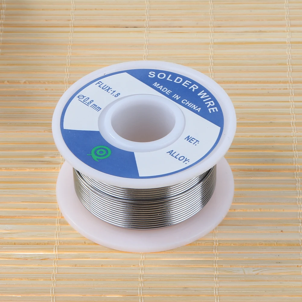 Lead-Free Tin Silver Solder Wire Flux 1.8 3% 0.8mm Speaker DIY Material Soldering Roll Used In Circuit Board | Инструменты