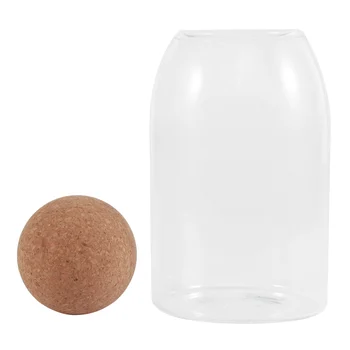 

1Pc Storage Jar Heatproof Jar Heat-resisting Container High Boron Glass Jar High Borosilicate for Kitchen Sealed Jar for Home (5