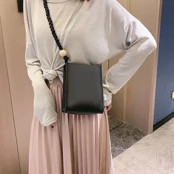 

Women Simple Single Shoulder Diagonal Woven Rope Fashion Small Square Bag Joker Messenger Bag Dropshipping 2019 #912 New Arrival