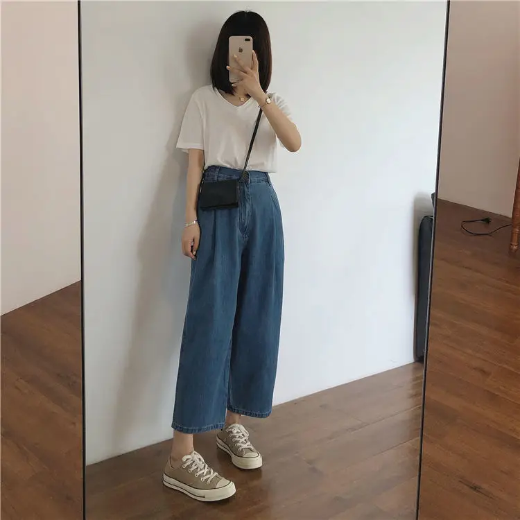 jeans mulher lavada venda quente de solta estudantes streetwear afligido bf legal meninas design denim ulzzang feminino chique