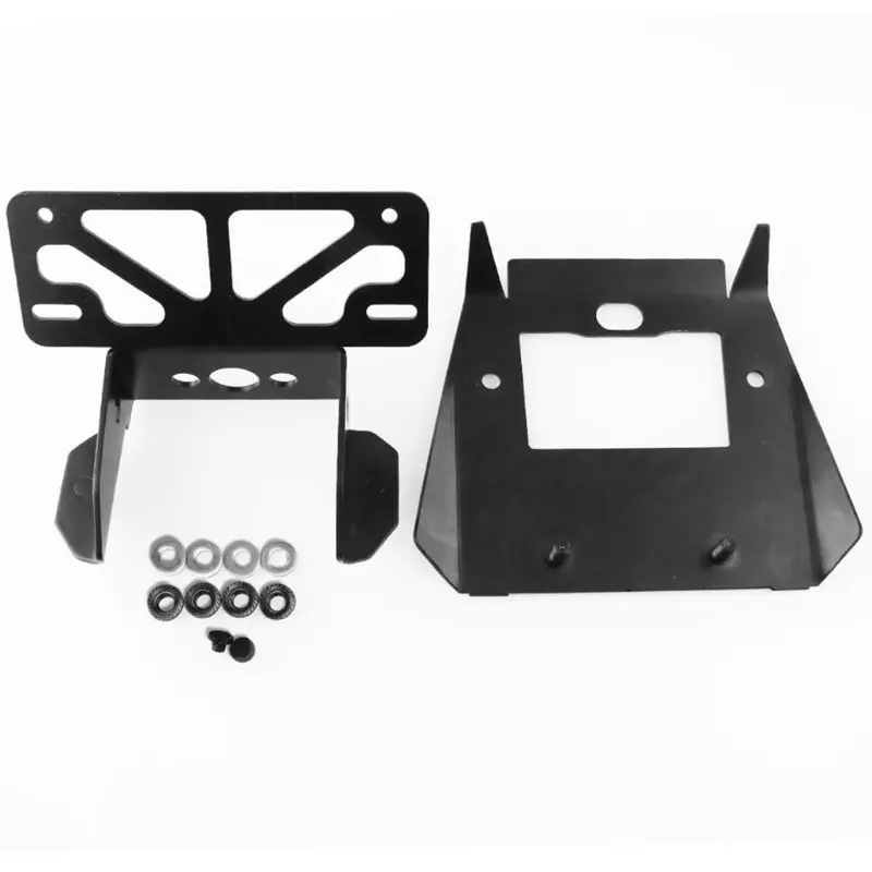 

Motorcycle Personalized License Plate Frame Aluminum Alloy Bracket Durable Motor