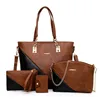 High Quality Women s Bag Composite Bag 4 Piece Set Handbag Leather Shoulder Messenger Bag