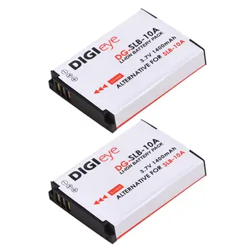 

1400mAh SLB-10A SLB 10A Batteries for Samsung EX2F HZ15W SL202 SL420 SL820 WB150F WB250F WB350F WB750 WB850F WB1100F Cameras