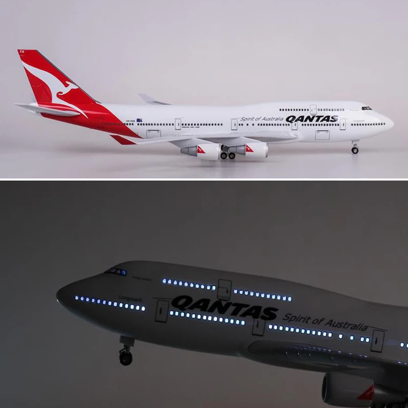 Модель самолета 47 см масштаб 1/150 авиакомпании QANTAS B747 модель Dreamliner самолёт