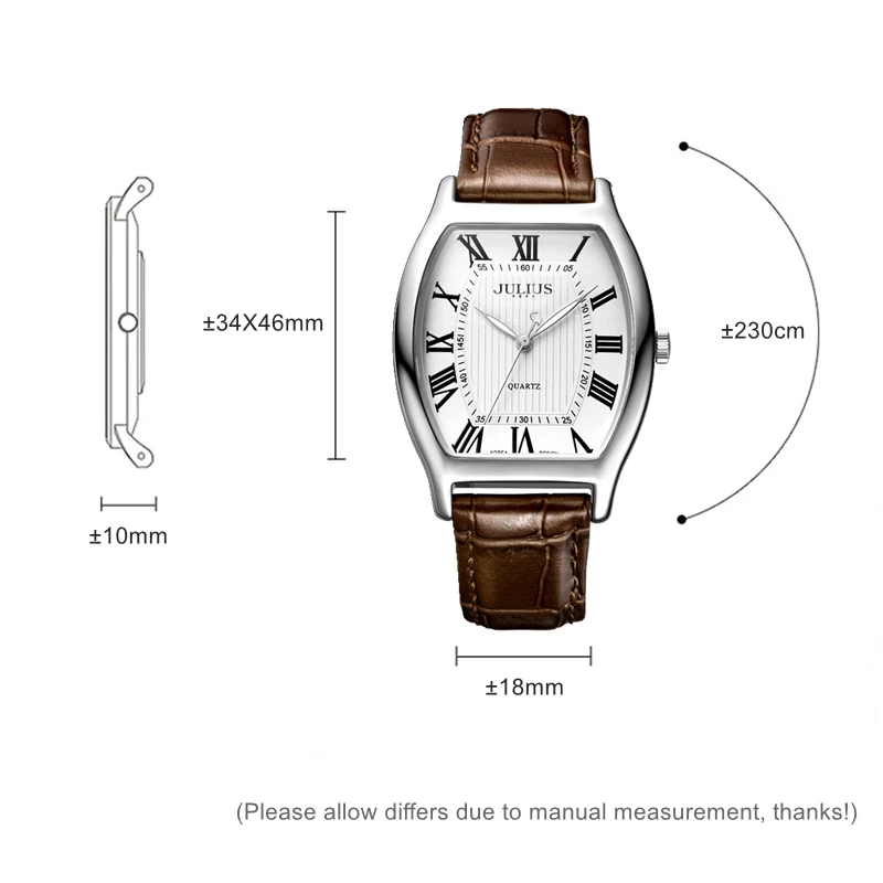 Мужские модные повседневные Бизнес Спортивные часы из натуральной кожи, мужские ретро аналоговые часы Tonneau, роскошные брендовые водонепроницаемые часы для мужчин