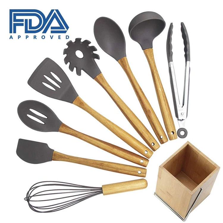 

9pcs/set Silicone Kitchen Utensils Set Cooking Tools Set