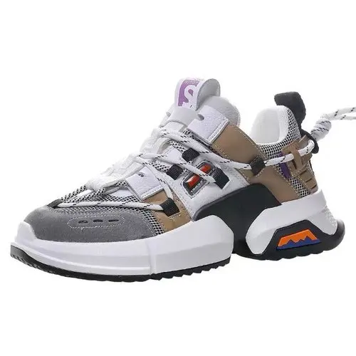 

SUOVEKGO New Cross Tied Women's Chunky Sneakers Women Casual Platform Shoes Trainers Ulzzang Dad Shoes High Top Vulcanize