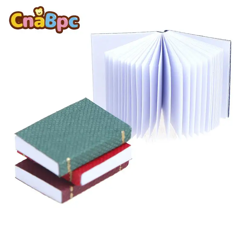 

4pcs/set 1/12 Dollhouse Miniature Mini Books Model Furniture Accessories