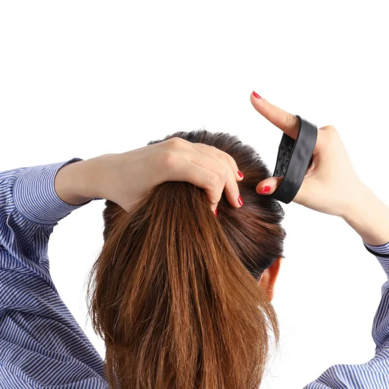 Женское стильное Силиконовое кольцо для волос отделка волос фиксированные волосы женский уход фиксированные грязные аксессуары для волос женский инструмент для укладки