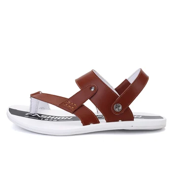 

sandalia rubber sandals man playa transpirables herren men sandles cuir para leather sandalet beach sandalle sandal genuino v