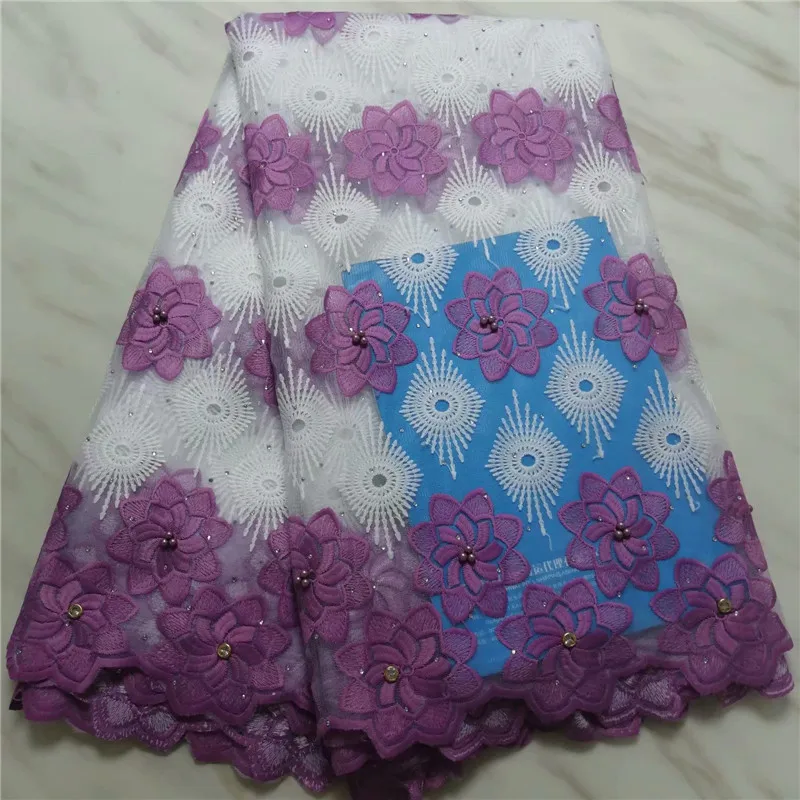 Пурпурная африканская кружевная ткань с блестками, бархат,, зеленая последняя ткань, высокое качество, бархат, тюль, блестки, кружевная ткань, платье - Цвет: 28