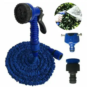 

75FT Flexible Garden Hose Expandable Magic Flexible Water Hose Plastic Hoses Pipe With Spray Gun To Watering Car Wash Spray