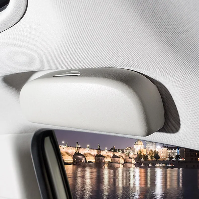 Car Styling Car Glasses Box Storage Holder Sunglasses Case For Audi A3/A4L/A5/A6L/A7/03/Q5/Q7 Auto Accessories
