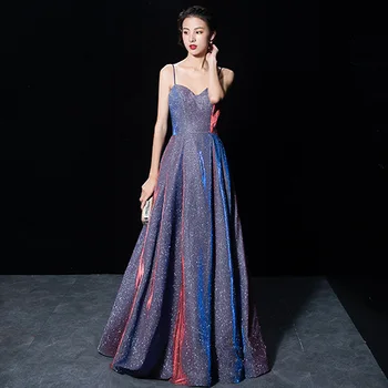 

2020 Sale Beach Bridesmaid Dresses Long Starry Female 2020 Annual Meeting Of The New Birthday Party Harness Long